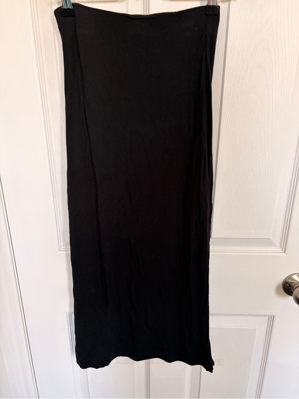 Black Talula midi skirt with slit